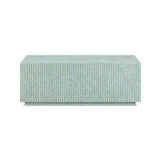 TOV Earl Light Blue Capiz Shell Coffee Table