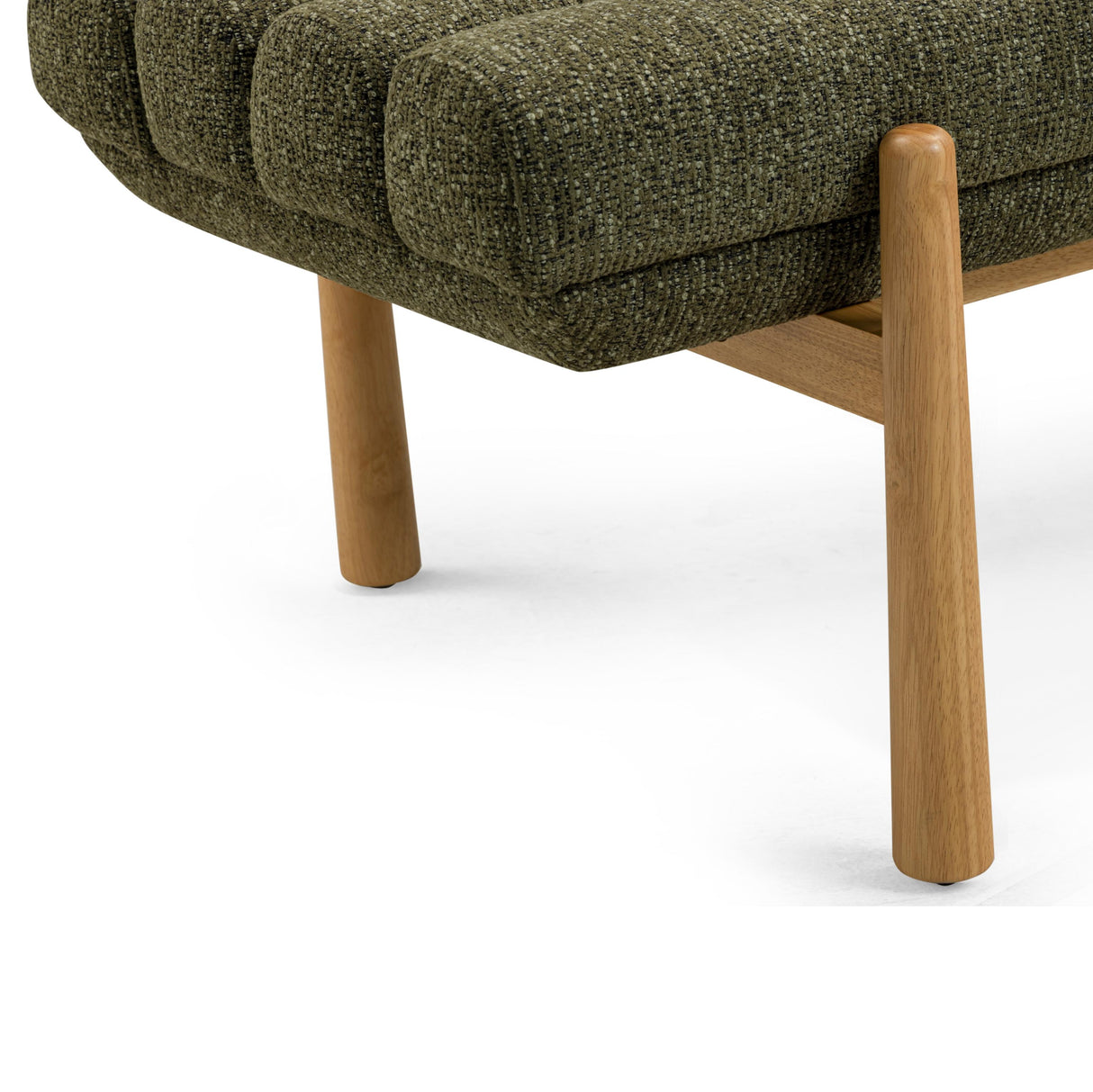 TOV Julianna Green Textured Fabric Bench