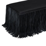 TOV Shag Me Black Performance Vegan Leather Bench