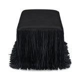 TOV Shag Me Black Performance Vegan Leather Bench