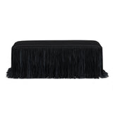 TOV Shag Me Black Performance Vegan Leather Bench