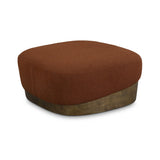 TOV Domina Autumn Red Boucle Ottoman