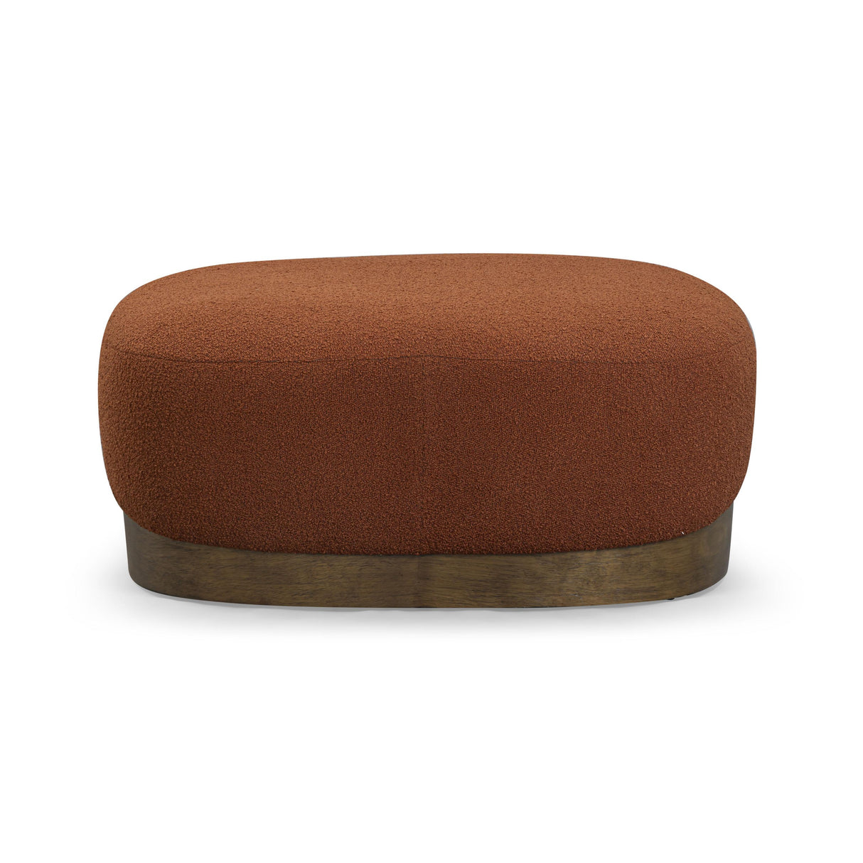 TOV Domina Autumn Red Boucle Ottoman