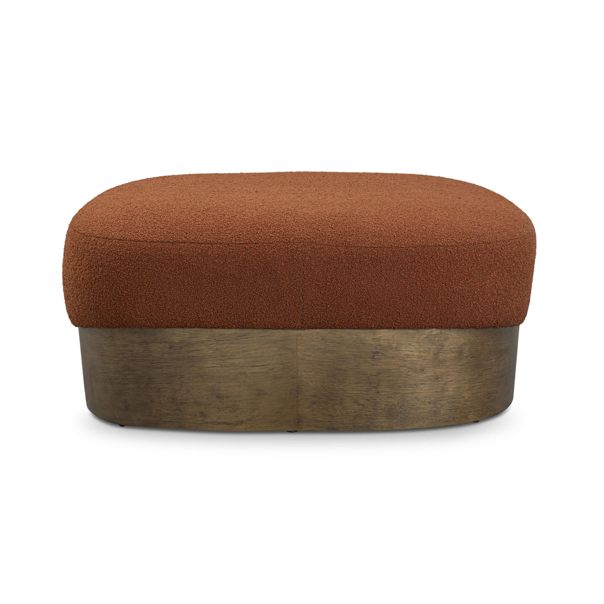 TOV Domina Autumn Red Boucle Ottoman