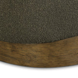 TOV Domina Kale Green Boucle Ottoman