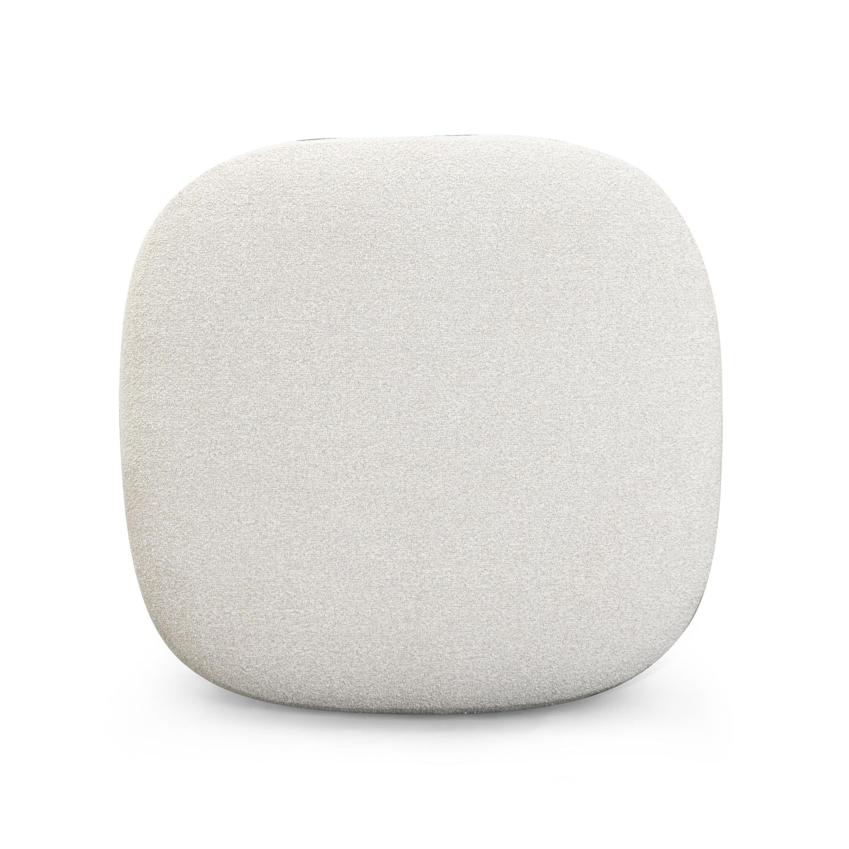 TOV Domina Sugar Off-White Boucle Ottoman