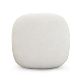 TOV Domina Sugar Off-White Boucle Ottoman