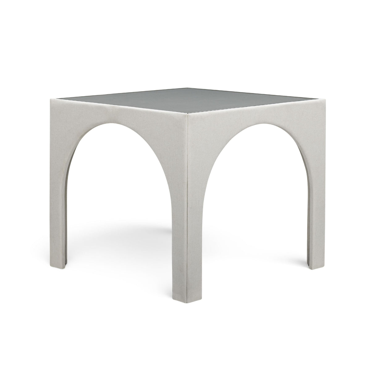 TOV Tomlin Cream Performance Chenille Game Table