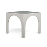 TOV Tomlin Cream Performance Chenille Game Table