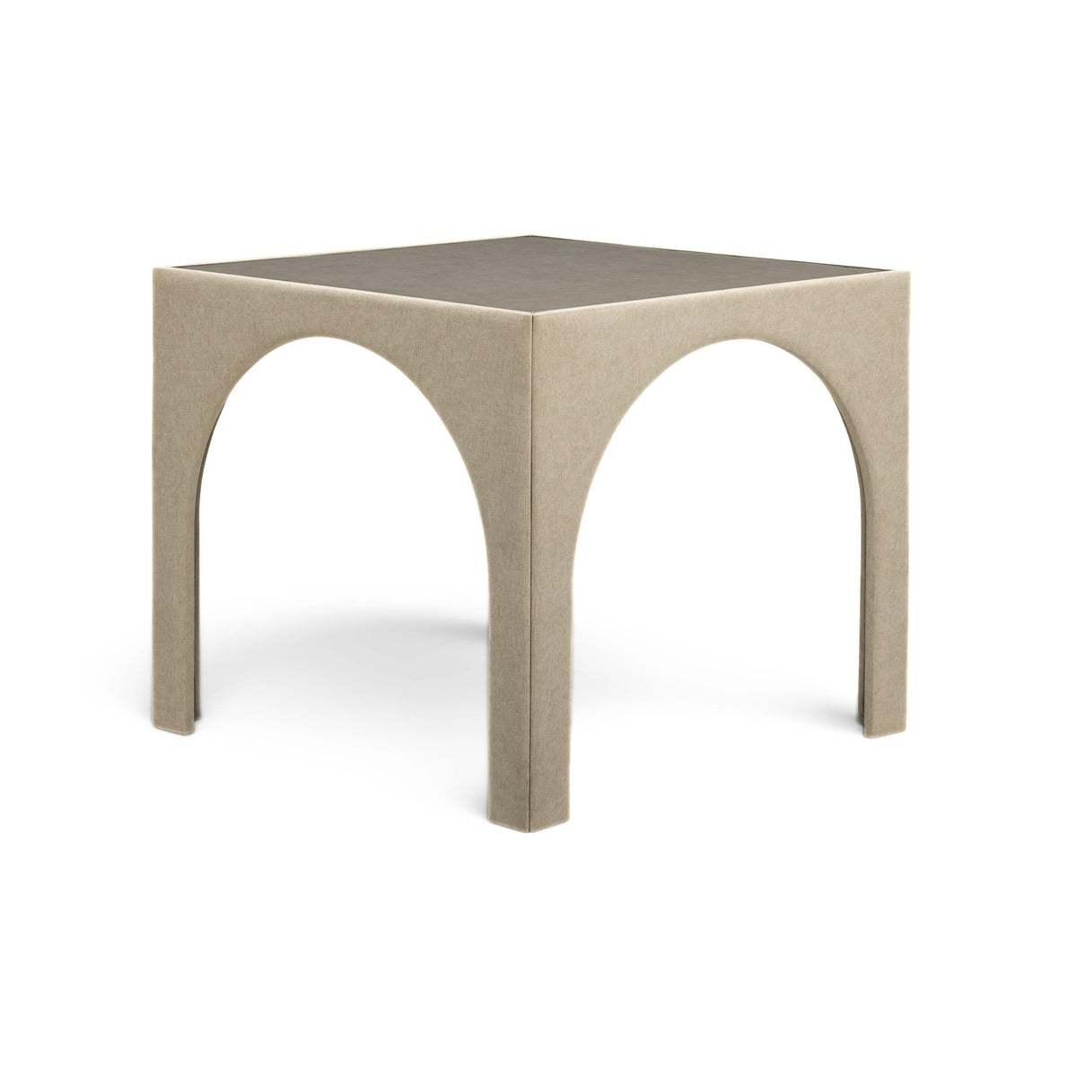 TOV Tomlin Tan Performance Chenille Game Table
