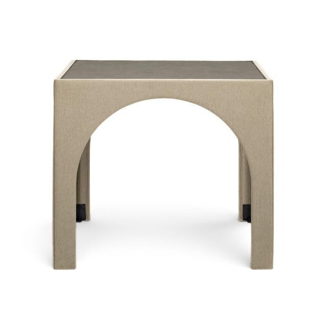 TOV Tomlin Tan Performance Chenille Game Table