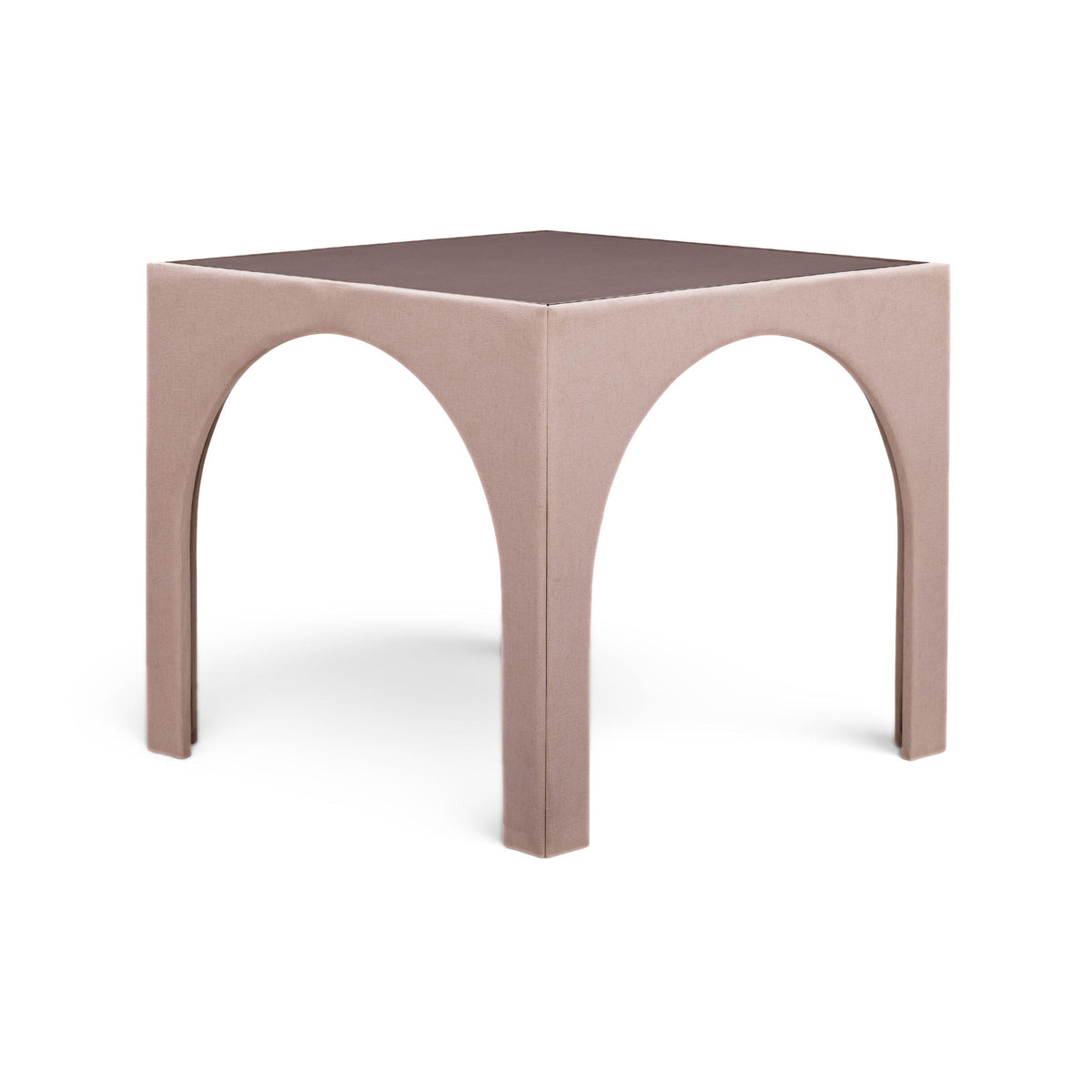 TOV Tomlin Light Pink Performance Chenille Game Table