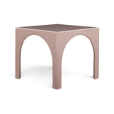 TOV Tomlin Light Pink Performance Chenille Game Table