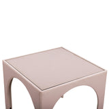 TOV Tomlin Light Pink Performance Chenille Game Table