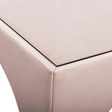 TOV Tomlin Light Pink Performance Chenille Game Table