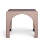 TOV Tomlin Light Pink Performance Chenille Game Table