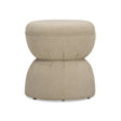 TOV Tomlin Tan Performance Chenille Game Ottoman