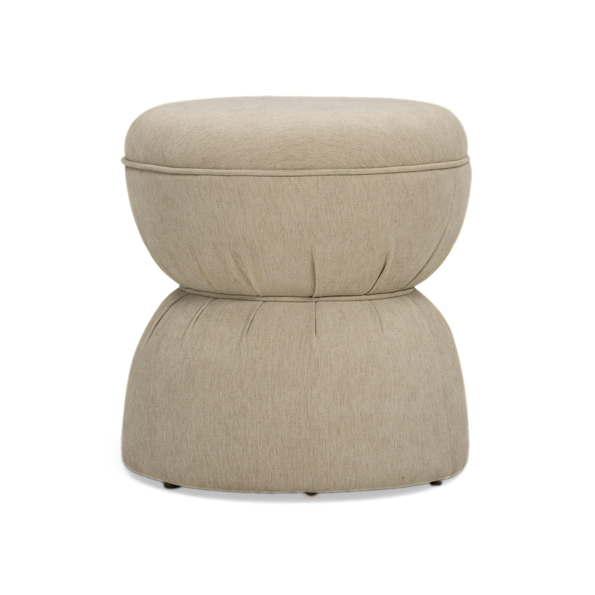 TOV Tomlin Tan Performance Chenille Game Ottoman