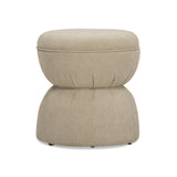 TOV Tomlin Tan Performance Chenille Game Ottoman