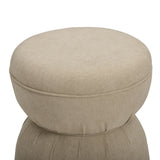 TOV Tomlin Tan Performance Chenille Game Ottoman