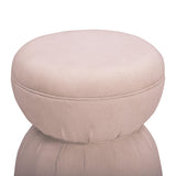 TOV Tomlin Light Pink Performance Chenille Game Ottoman