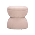 TOV Tomlin Light Pink Performance Chenille Game Ottoman