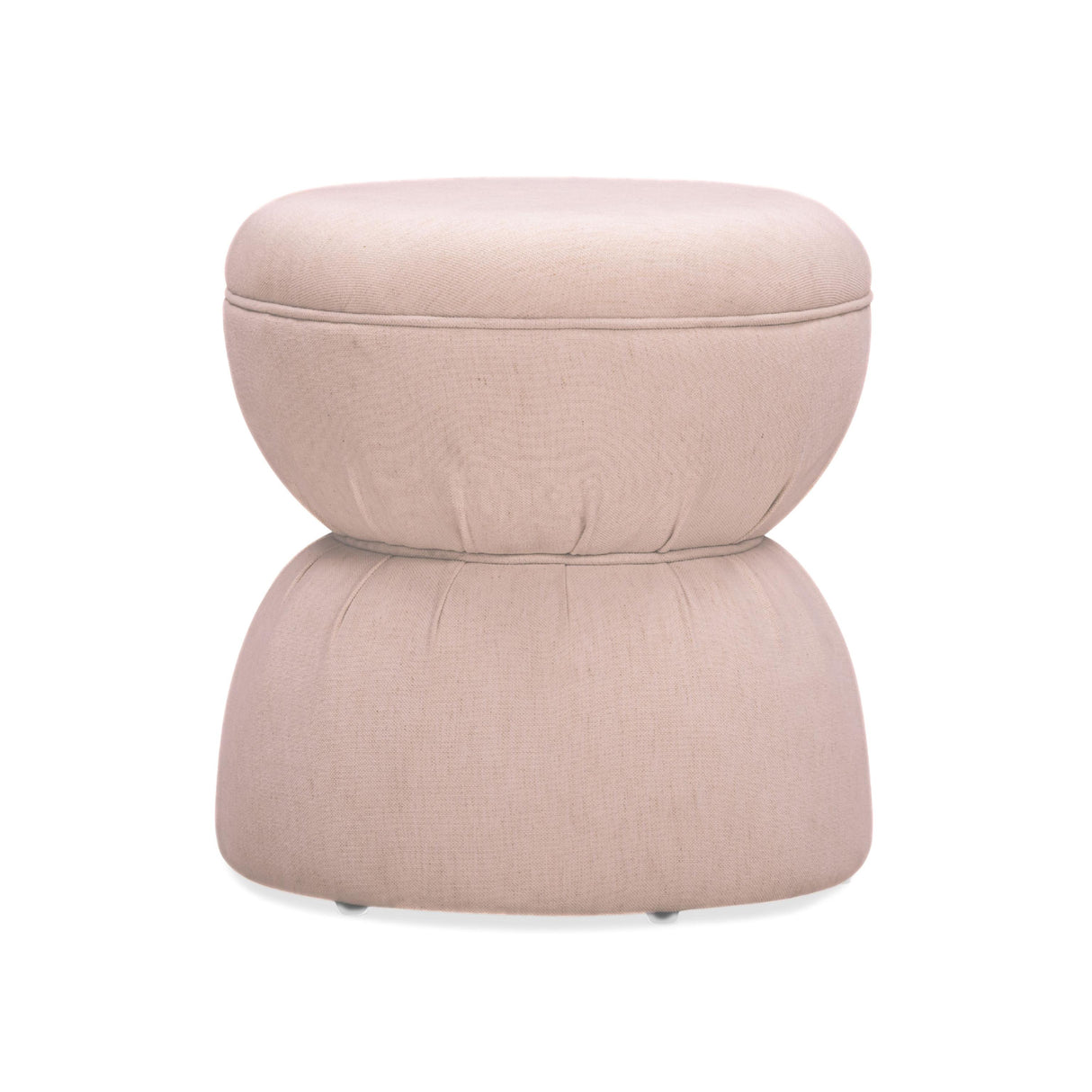 TOV Tomlin Light Pink Performance Chenille Game Ottoman