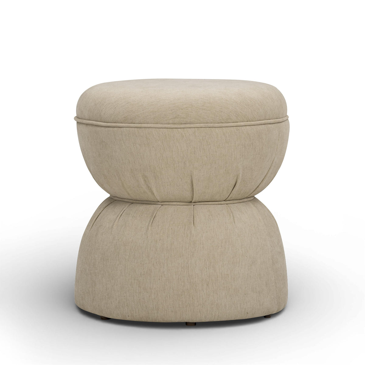 TOV Tomlin Tan Performance Chenille Game Table and Ottoman Set