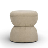 TOV Tomlin Tan Performance Chenille Game Table and Ottoman Set