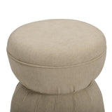 TOV Tomlin Tan Performance Chenille Game Table and Ottoman Set