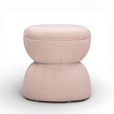 TOV Tomlin Light Pink Performance Chenille Game Table and Ottoman Set