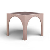 TOV Tomlin Light Pink Performance Chenille Game Table and Ottoman Set