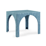 TOV Tomlin Teal Game Table and Ottoman Set