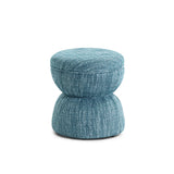 TOV Tomlin Teal Game Table and Ottoman Set