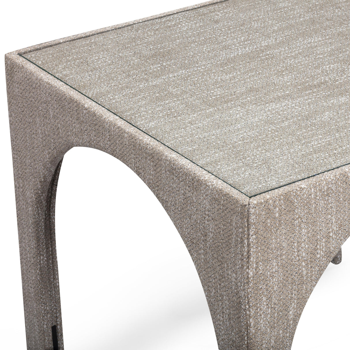 TOV Tomlin Beige Game Table and Ottoman Set