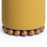 TOV Dex Amber Performance Vegan Mohair Ottoman