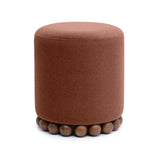 TOV Dex Bronze Performance Vegan Mohair Ottoman