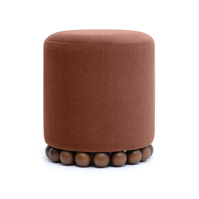 TOV Dex Bronze Performance Vegan Mohair Ottoman