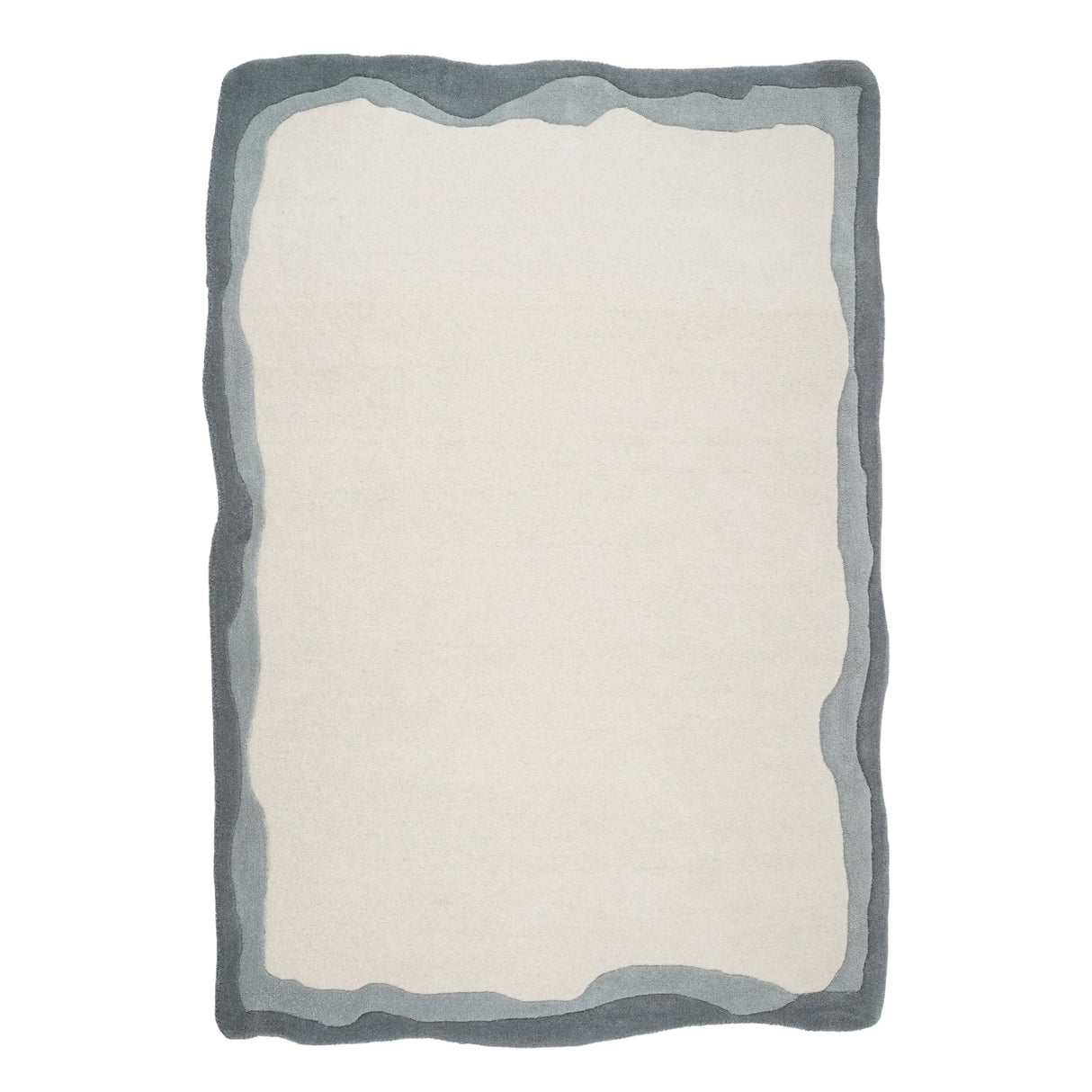 TOV Tarba Grey 5'x7' Rectangular Floor Rug