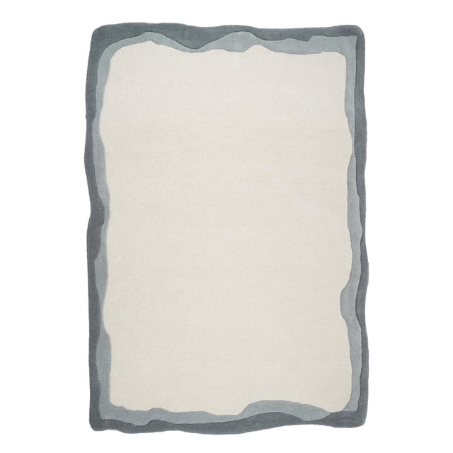 TOV Tarba Grey 5'x7' Rectangular Floor Rug