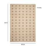 TOV Hari Natural Hand-Tufted 5' x 7' Floor Rug