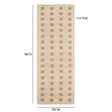 TOV Hari Natural Hand-Tufted 2'6" x 8' Runner Rug