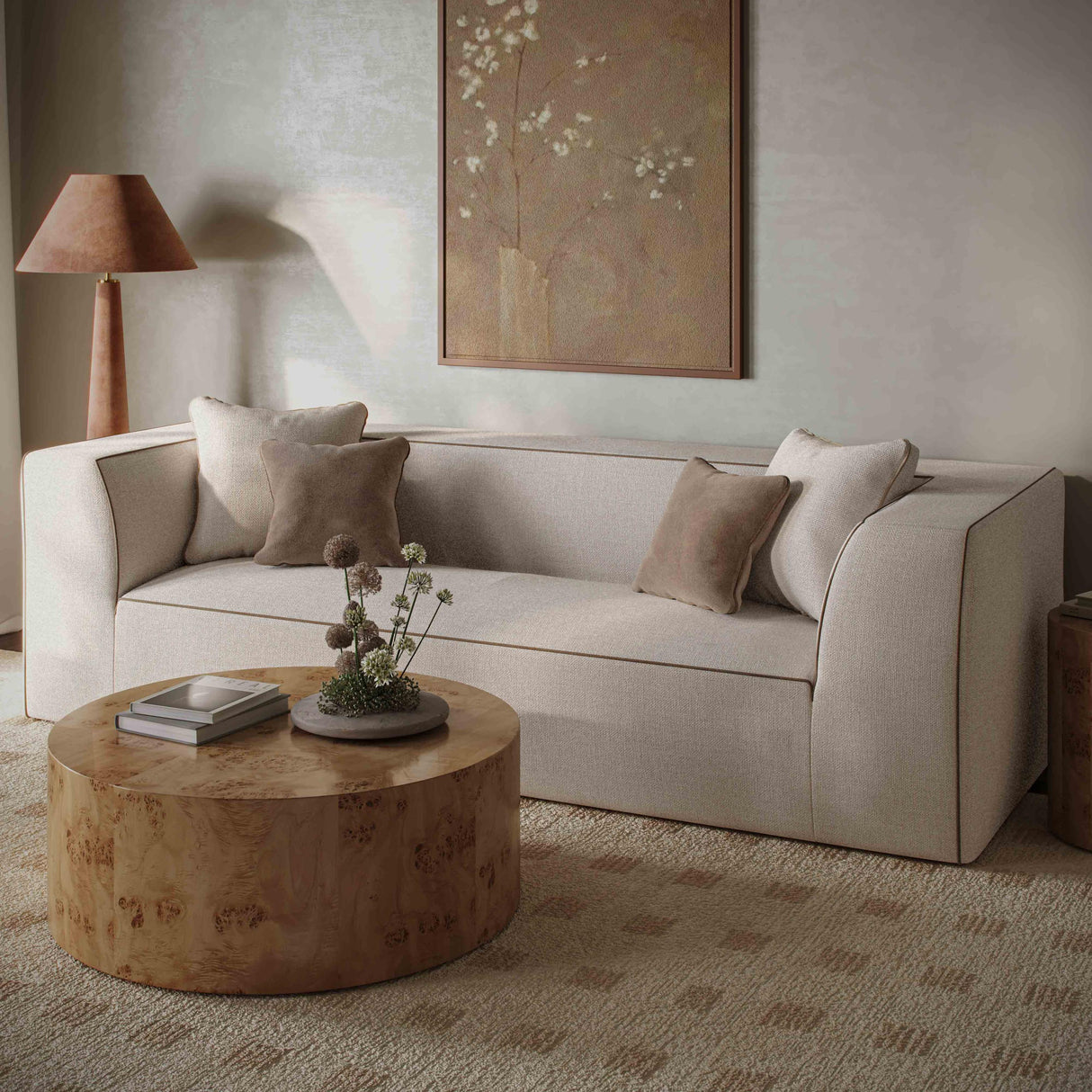 TOV Hari Natural Hand-Tufted Large 8' x 10' Floor Rug