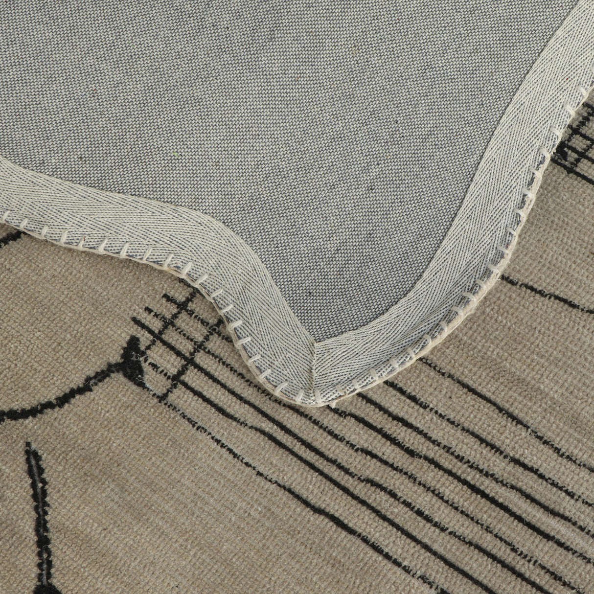 TOV Mezzo Natural Hand Tufted Floor Rug 5x8'