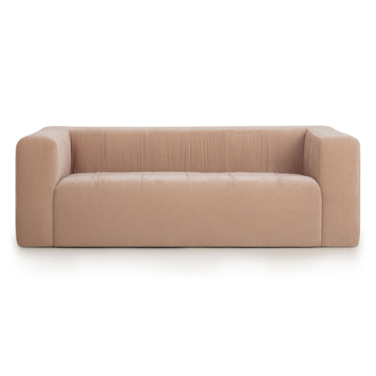 TOV Alder Peach Upcycled Chenille Sofa