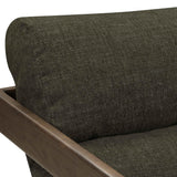TOV Palma Forest Green Textured Weave Accent Chair
