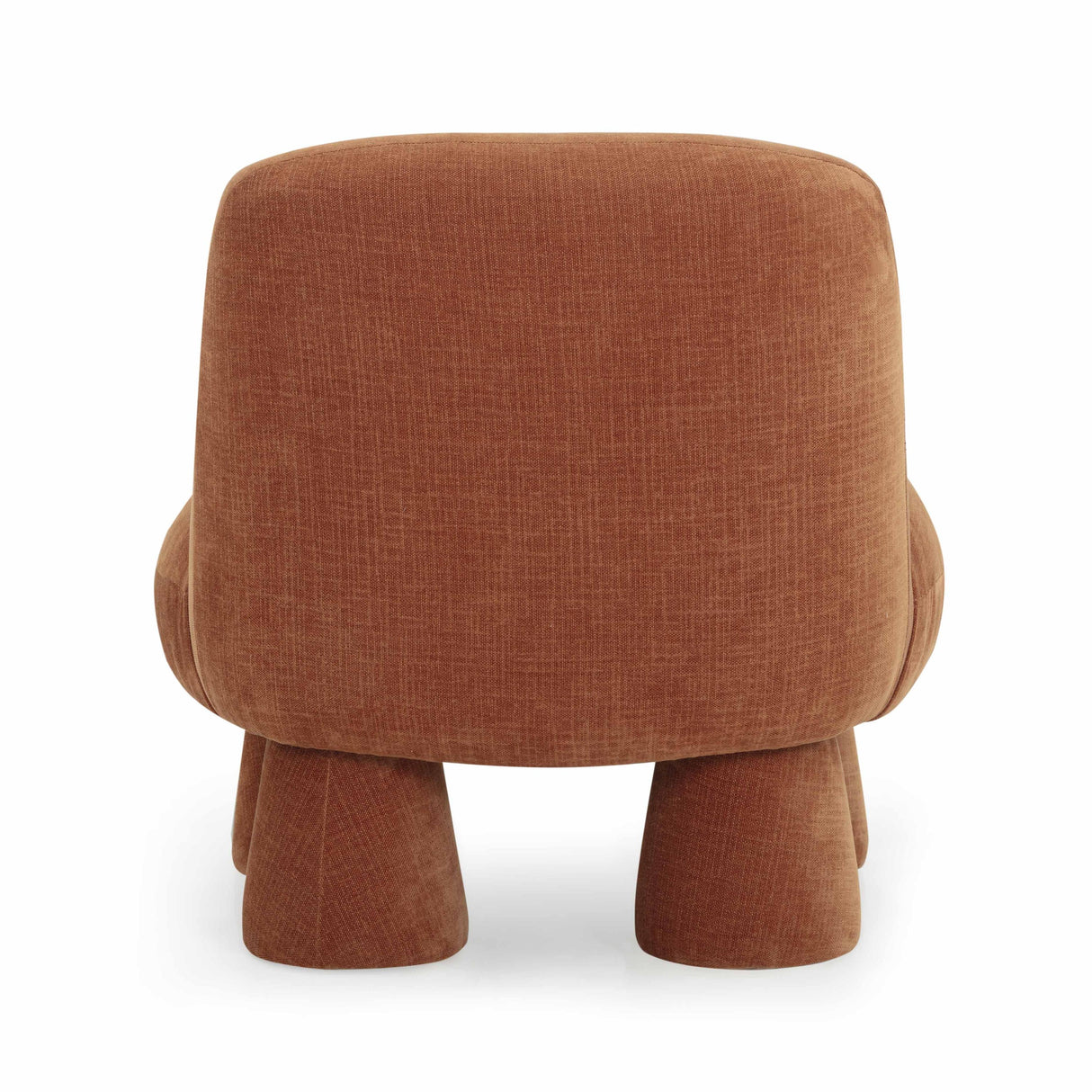 TOV Stomp Rust Upcycled Chenille Accent Chair