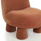 TOV Stomp Rust Upcycled Chenille Accent Chair