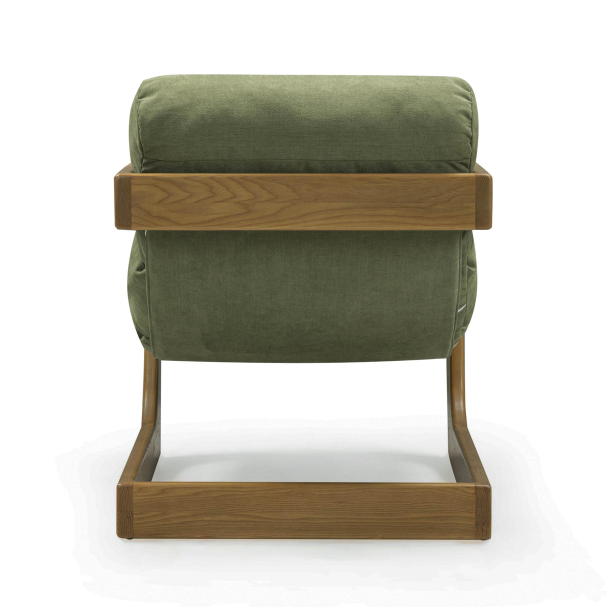 TOV Palma Green Upcycled Fabric Accent Chair
