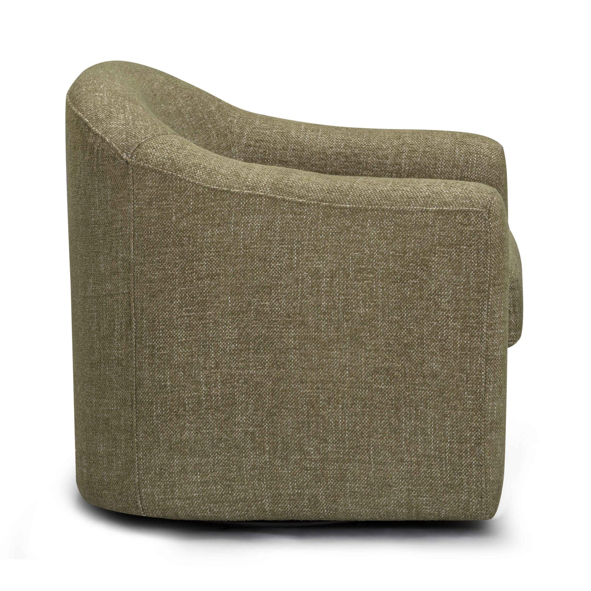 TOV Thao Green Basketweave Swivel Chair